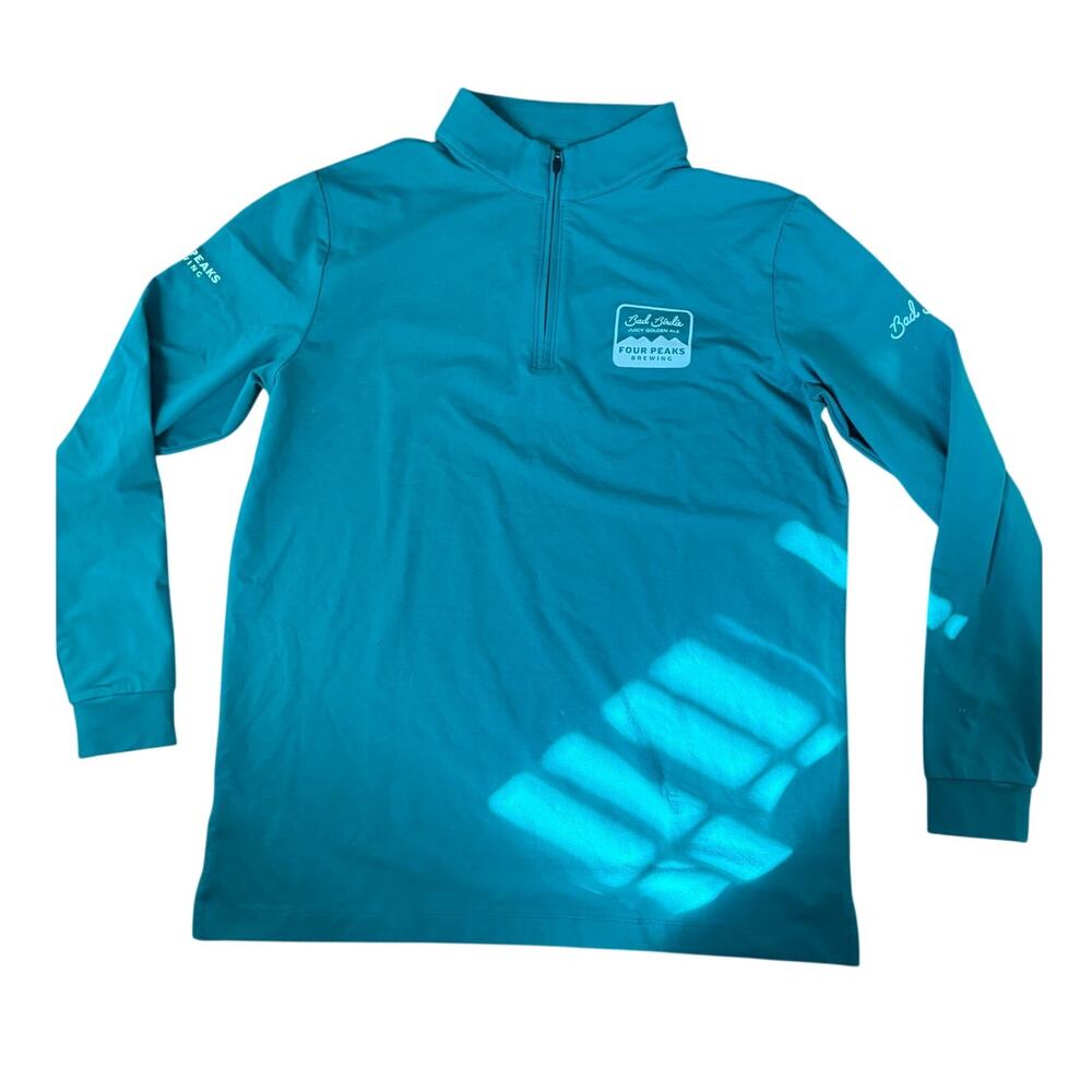 Four Peaks x Bad Birdie Quarter Zip - Women's Medium - Green - NWT